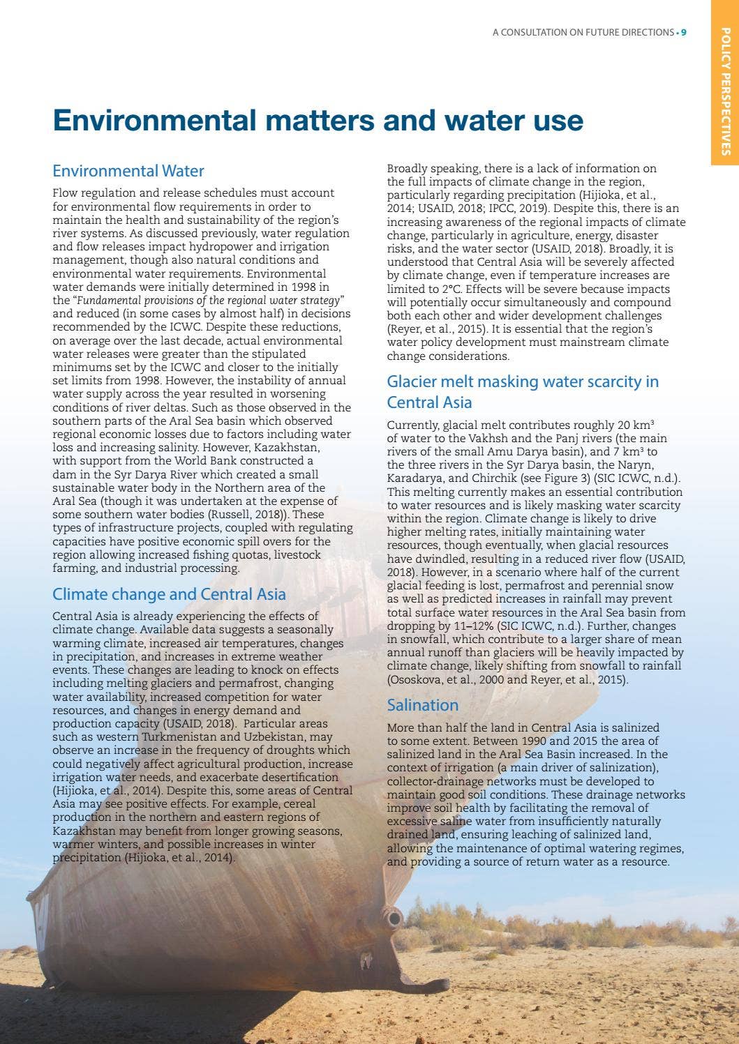 The use and management of water resources in Central Asia by OECD - Issuu