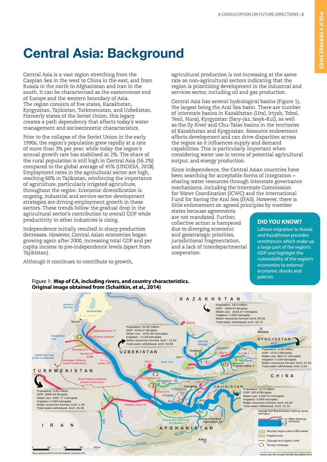 The use and management of water resources in Central Asia by OECD - Issuu