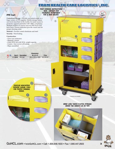 Health Care Logistics, Inc. 2021 家具目录 · Carts by 第 3 页