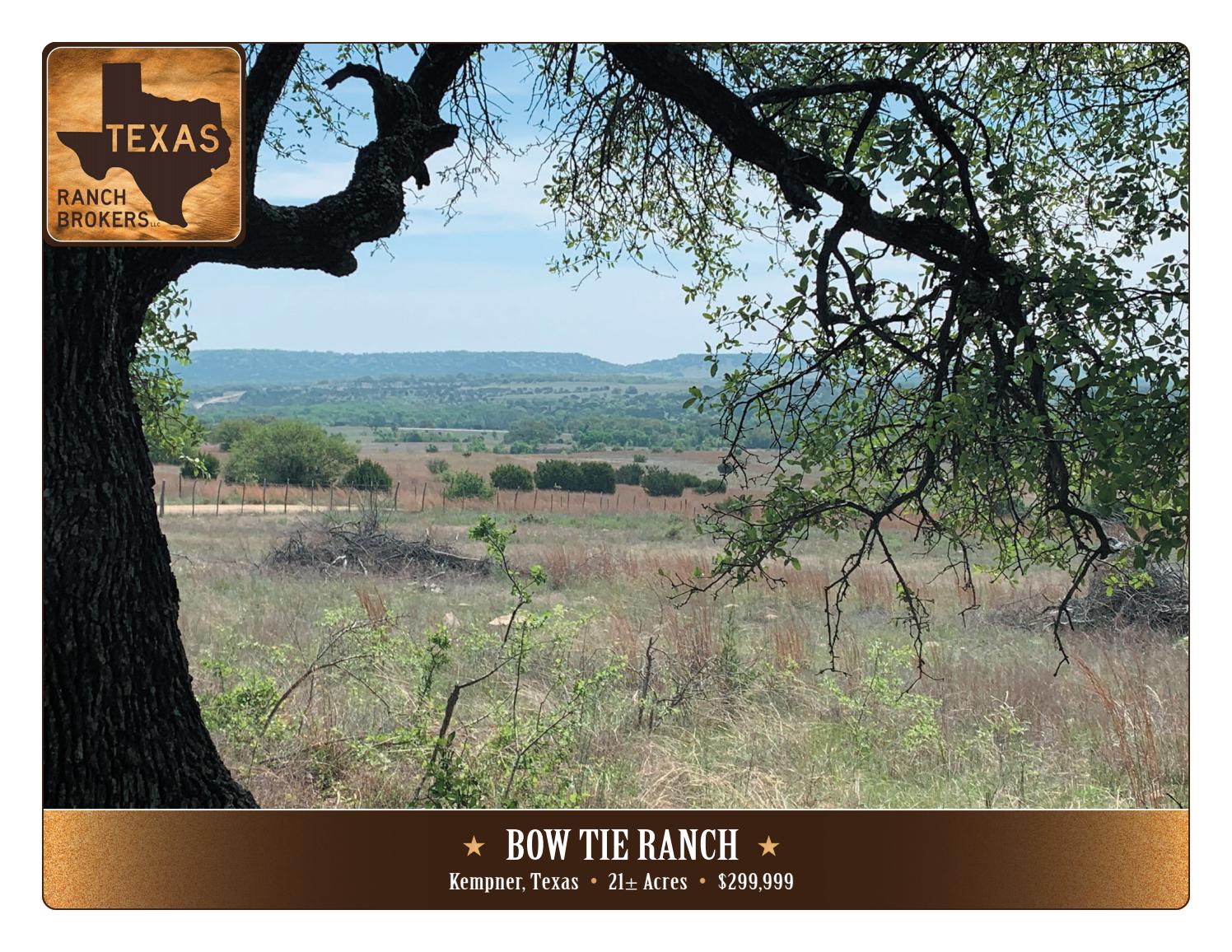 Bow Tie Ranch 21+/ Acres in Kempner, Texas by American Farm + Ranch