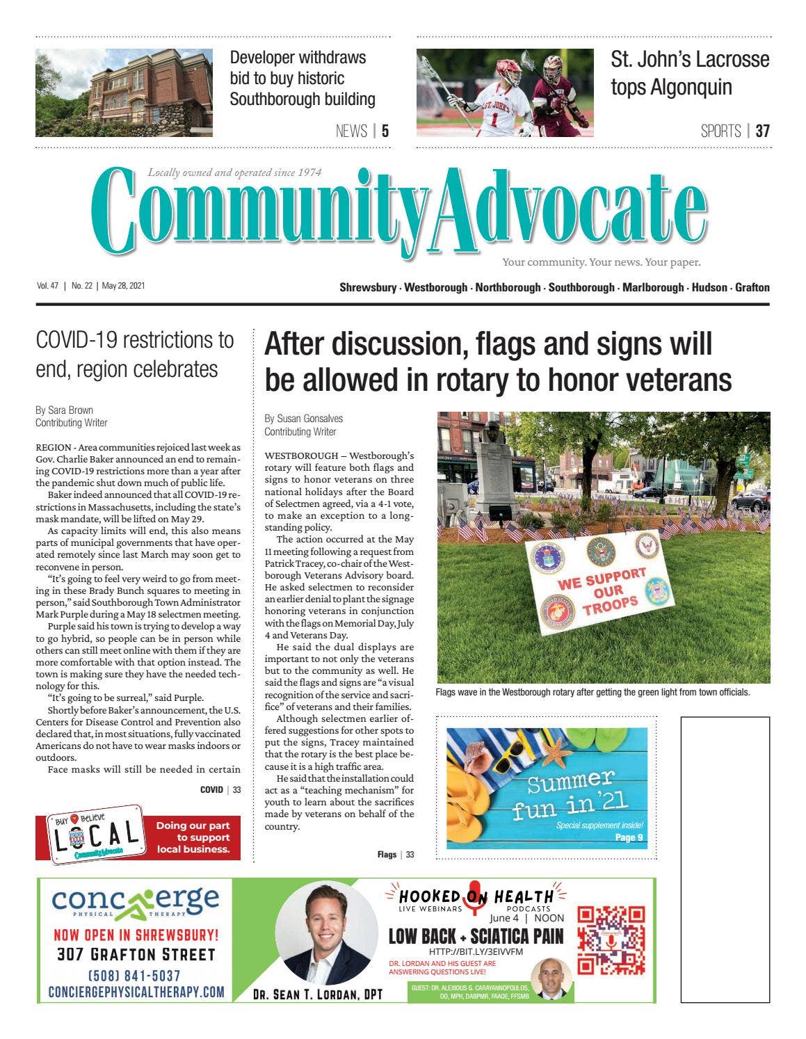 Community Advocate May 28, 2021 by Community Advocate - Issuu