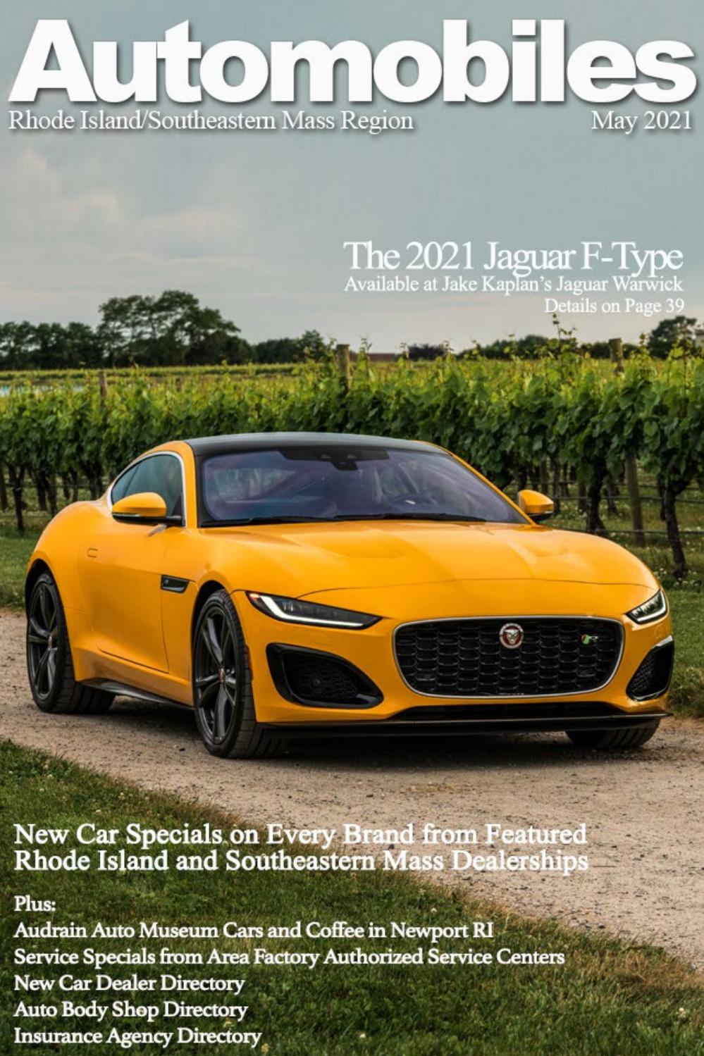 May 2021 Automobiles Catalog for Rhode Island and Southeastern