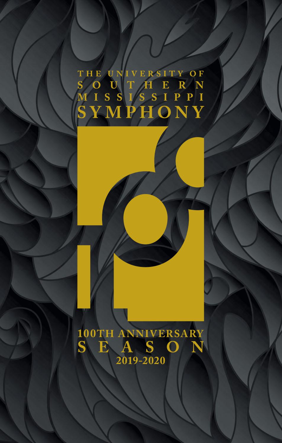 100th Season Brochure for The University of Southern Mississippi