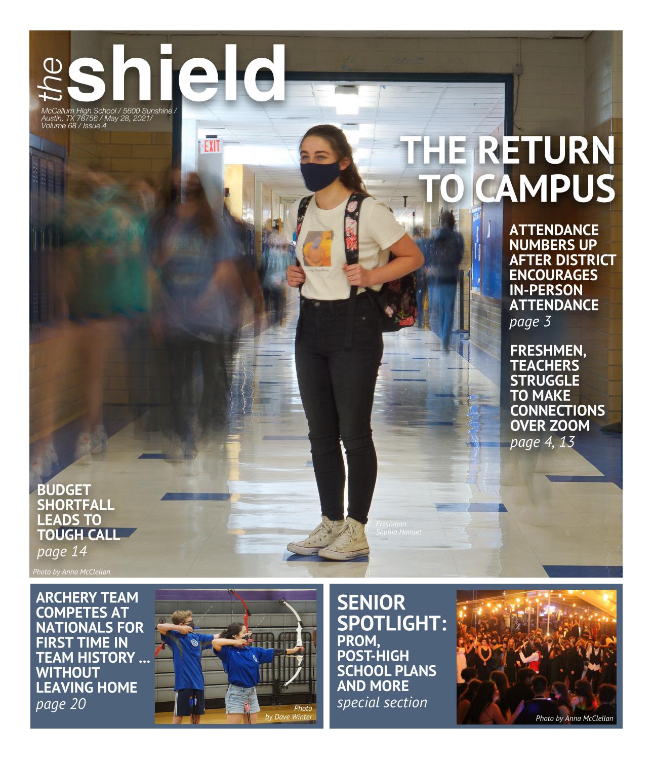 The Shield at McCallum HS (Austin, Texas) Volume 68, Number 4 by The