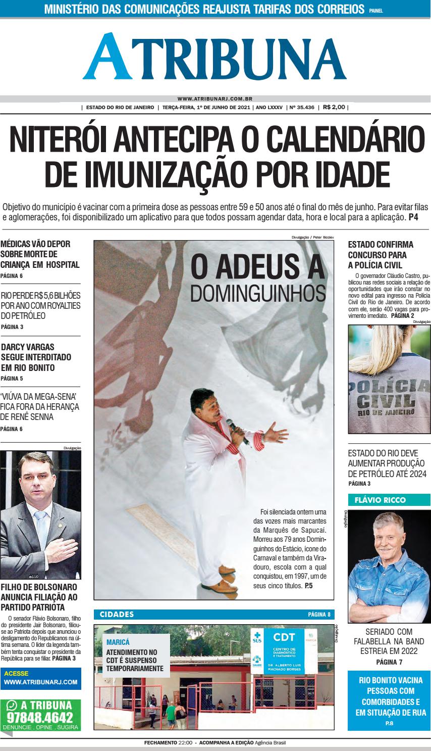 A TRIBUNA 01 DE JUNHO DE 2021 by a tribuna - Issuu