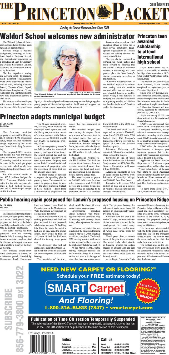 Princeton Packet 5282021 by NEWSPAPERS Issuu