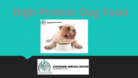 High Protein Dog Food by Statewide Service Center Issuu