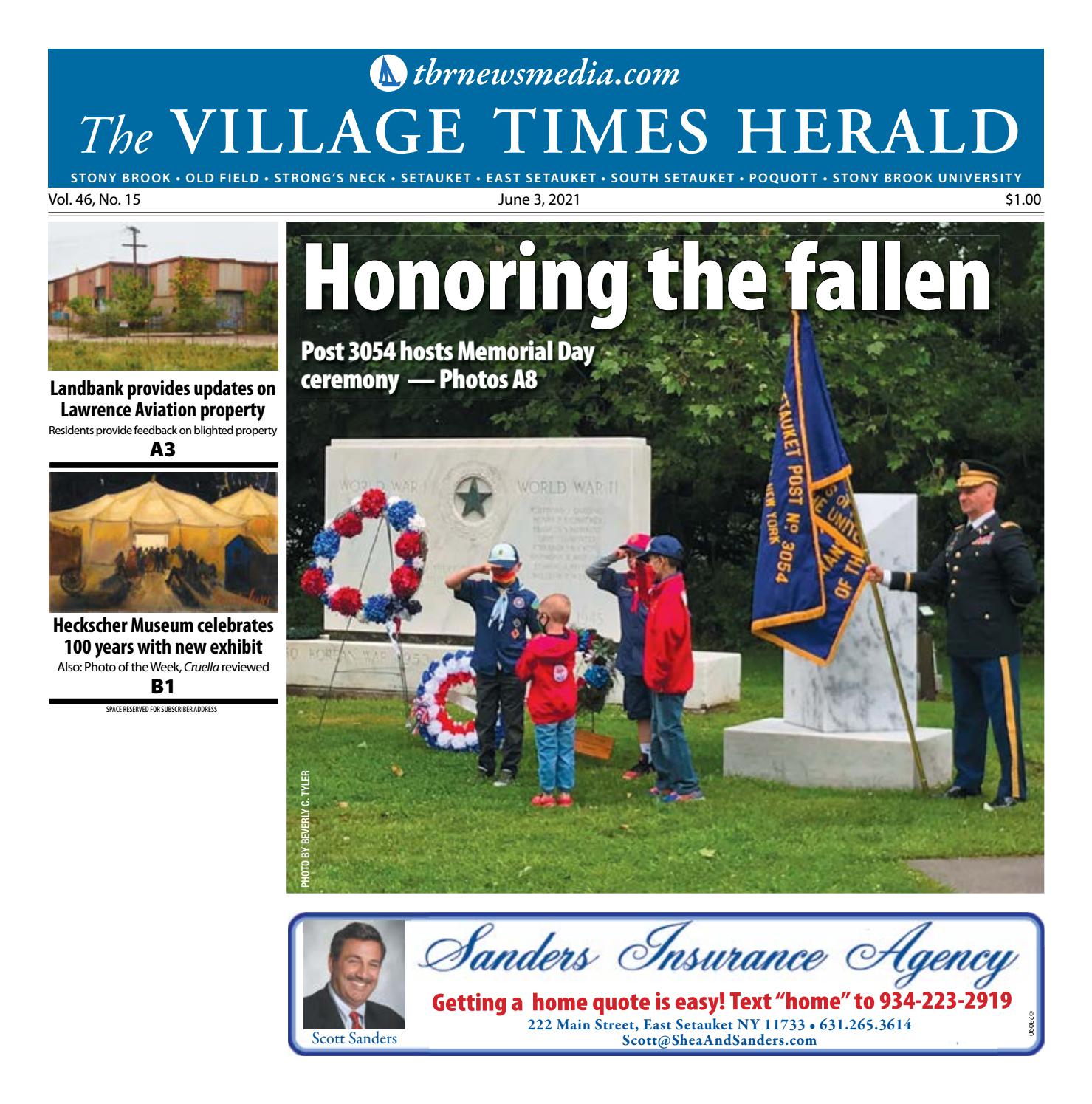 The Village Times Herald June 3, 2021 by TBR News Media Issuu
