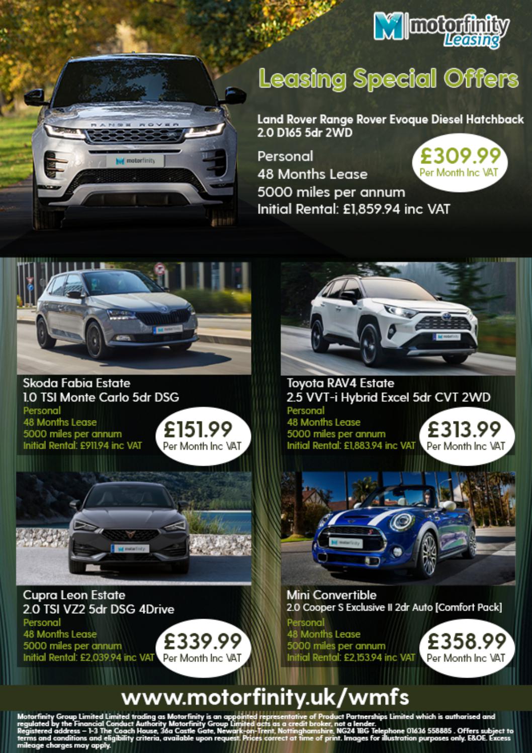 Deal Motorfinity motoring by West Midlands Fire Service Sports and