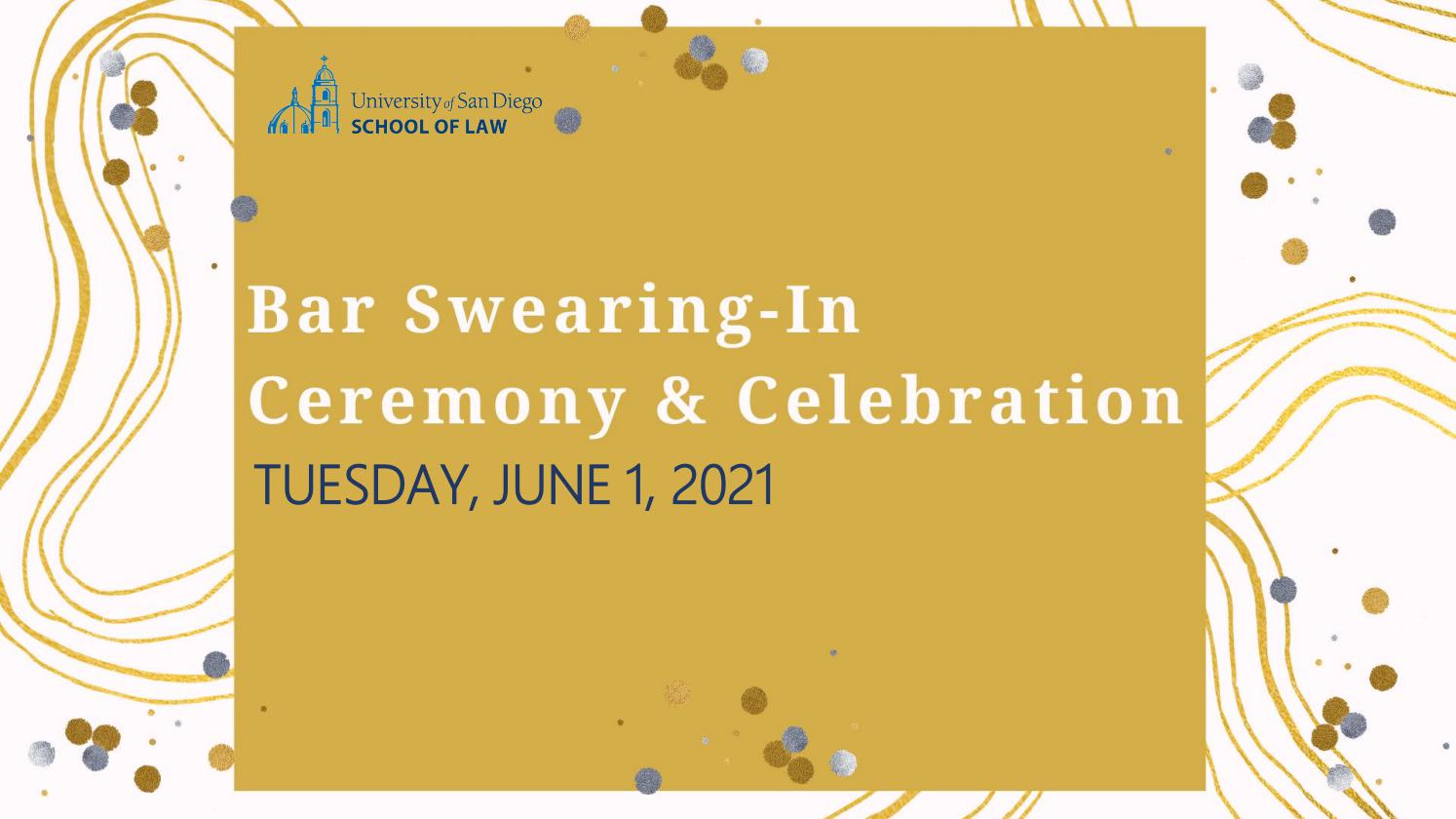 USD School of Law's 2021 bar swearingin ceremony and celebration by