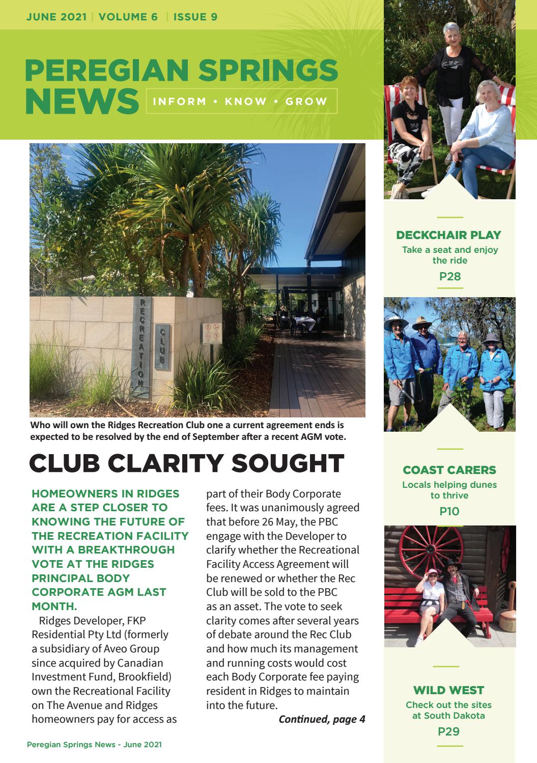Peregian Springs News June 2021 by InFocus News Issuu