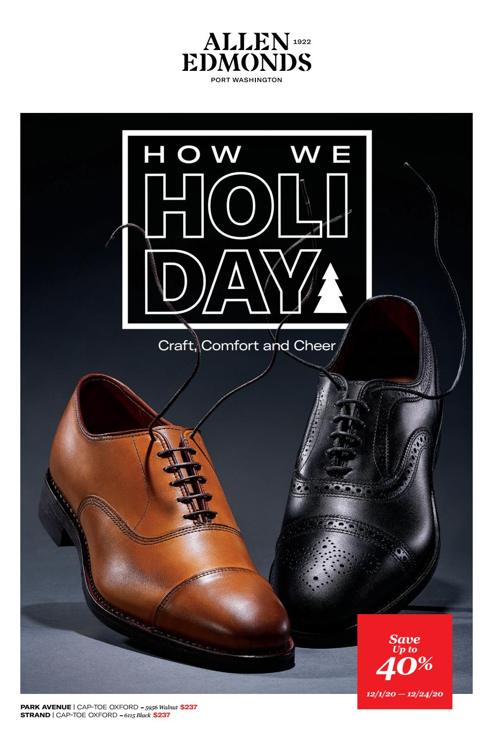 2020 Allen Edmonds Holiday II Catalog by Allen Edmonds Shoe Corporation