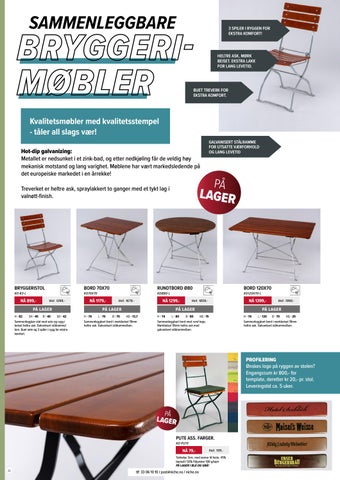 NICHE Utemøbelkatalog reminder 编号 3 2021 第 22 页