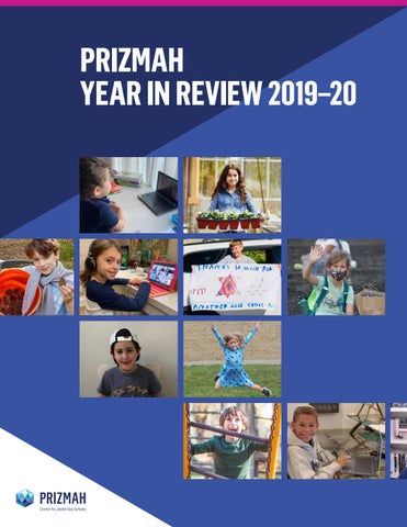 Cover of "Prizmah Year in Review 2019 - 2020"