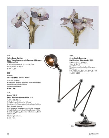 Quittenbaum Kunstauktionen GmbH 灯饰目录 · 157B |Internationales Design |Quittenbaum Kunstauktionen München 第 22 页