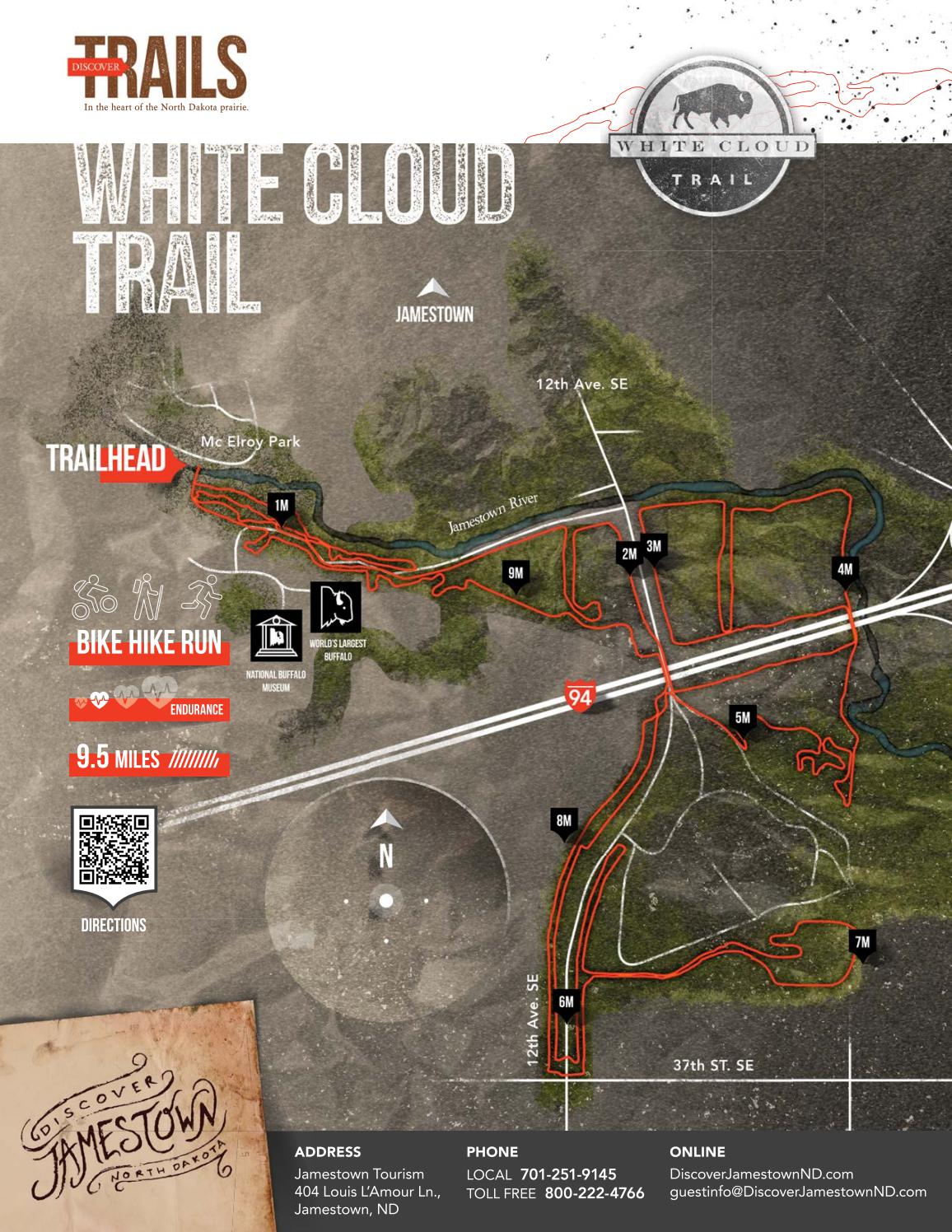 White Cloud Trail by Jamestown Tourism Jamestown ND Issuu