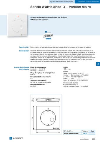 Équipement pour surfaces chauffantes et rafraîchissantes 第 7 页