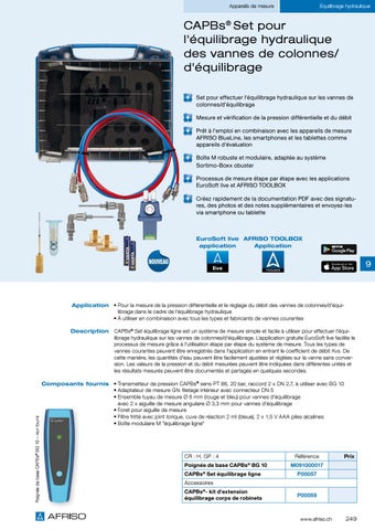 Robinetteries pour radiateurs et équilibrage hydraulique 第 13 页