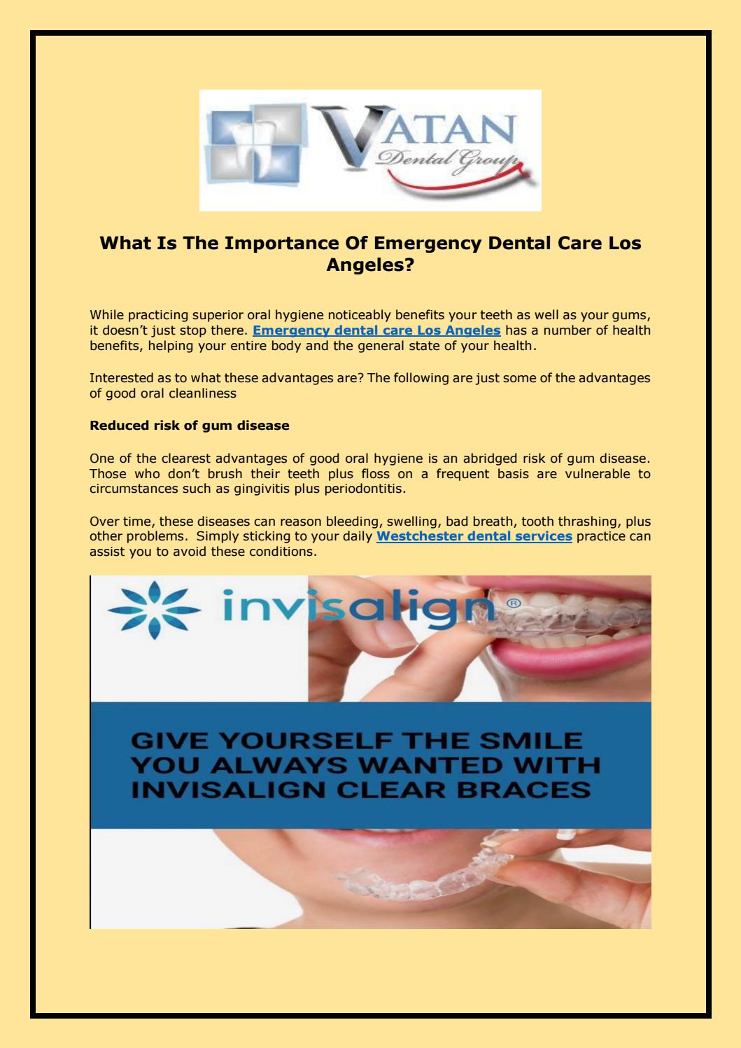 What Is The Importance Of Emergency Dental Care Los Angeles? by
