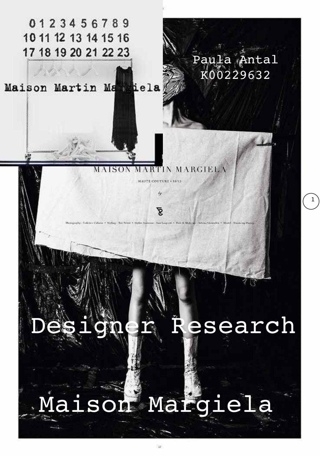 Martin Margiela 初個展 A0ポスター Martin Margiela 初個展 A0