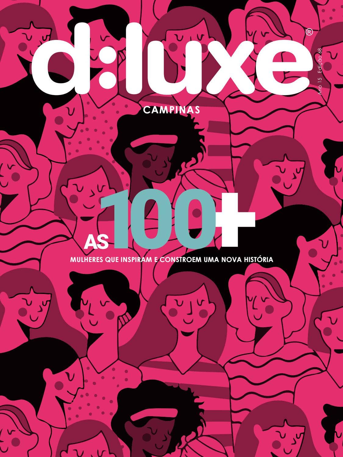 Capa do livro d:luxe: As 100+ Mulheres que Inspiram Campinas (Junho 2021)
