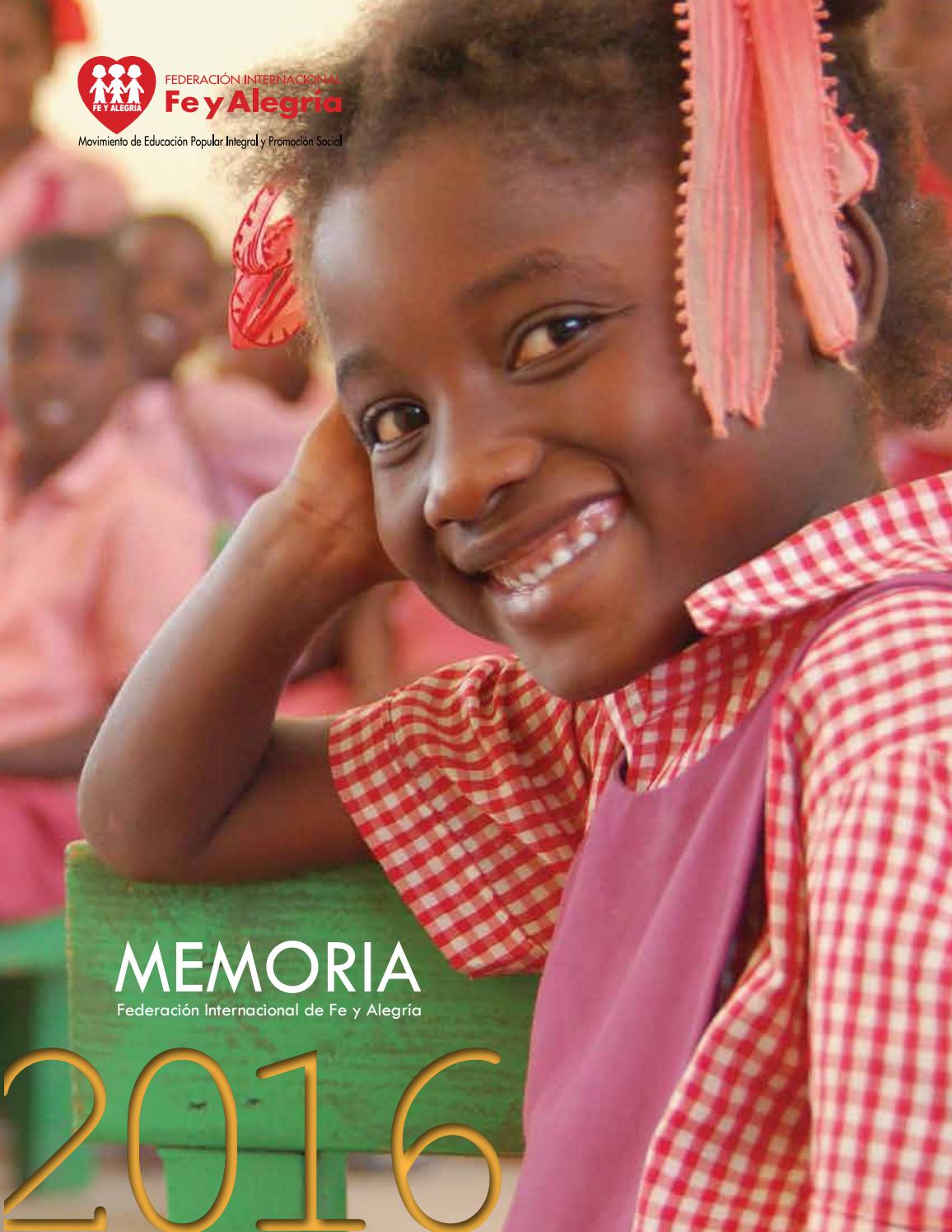 Portada de la Memoria Federativa 2016