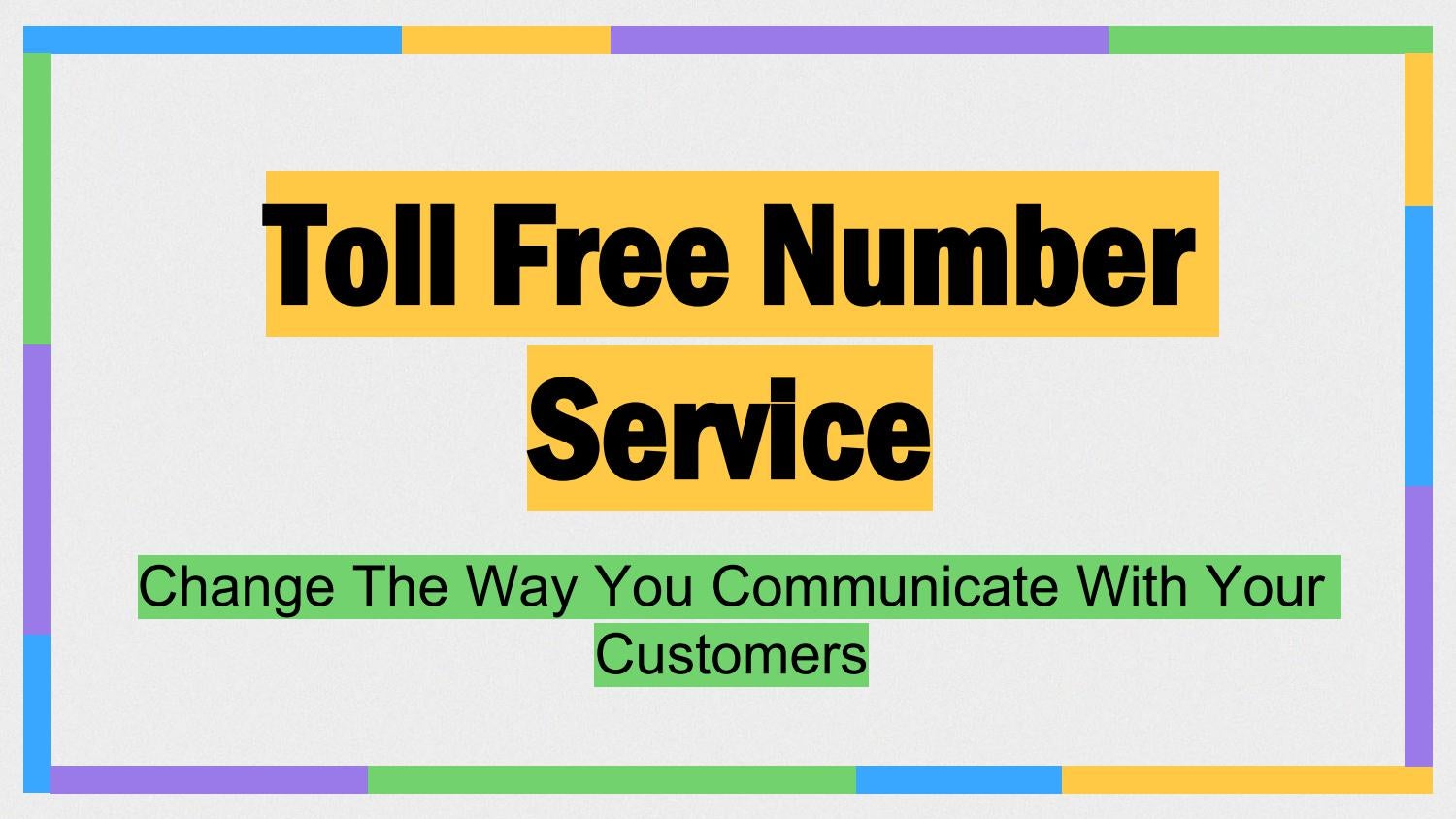 Toll Free Number Service by Go 2 Market India Pvt. Ltd. Issuu