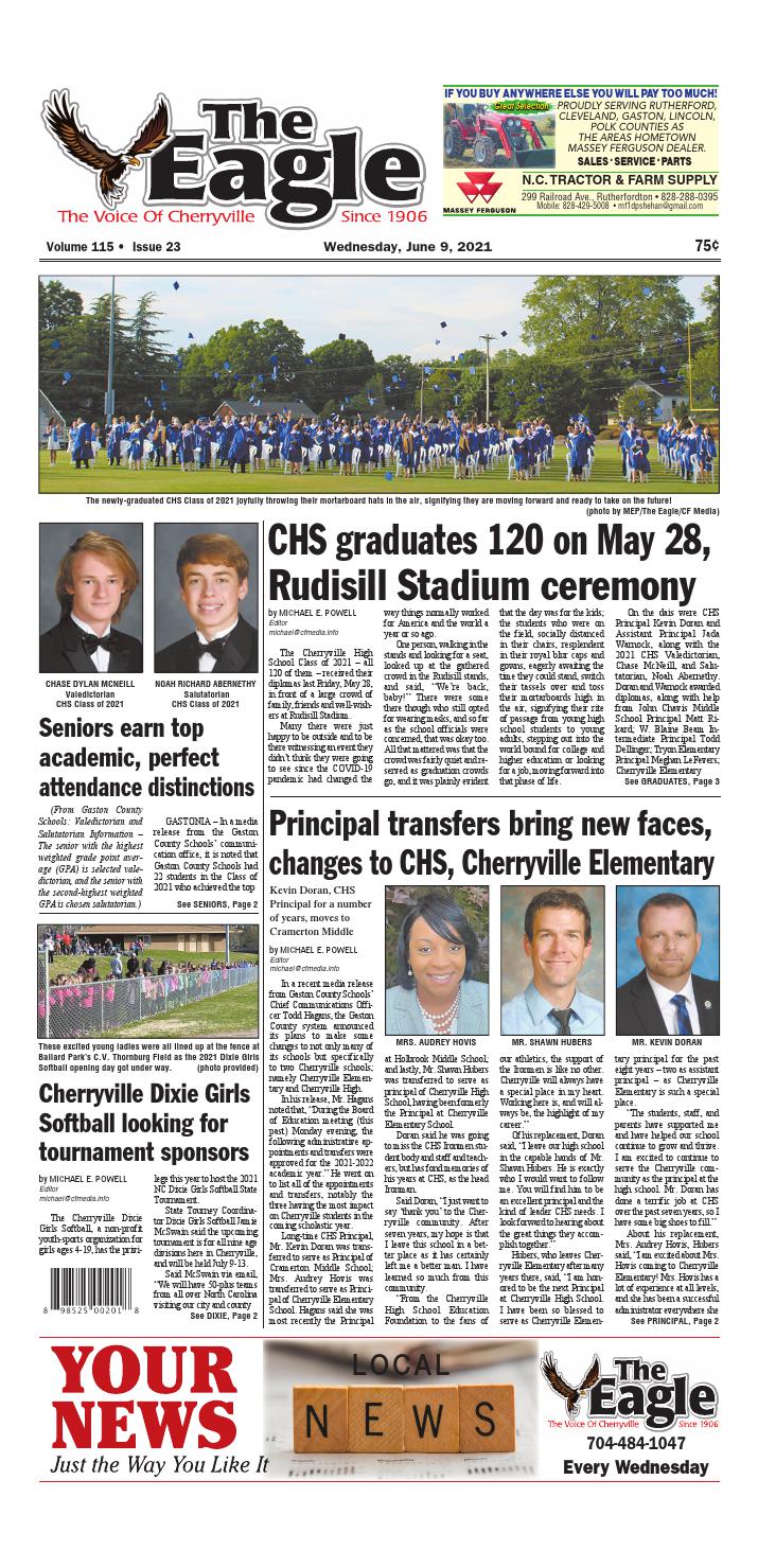 Cherryville Eagle 6 9 21 By Community First Media Issuu