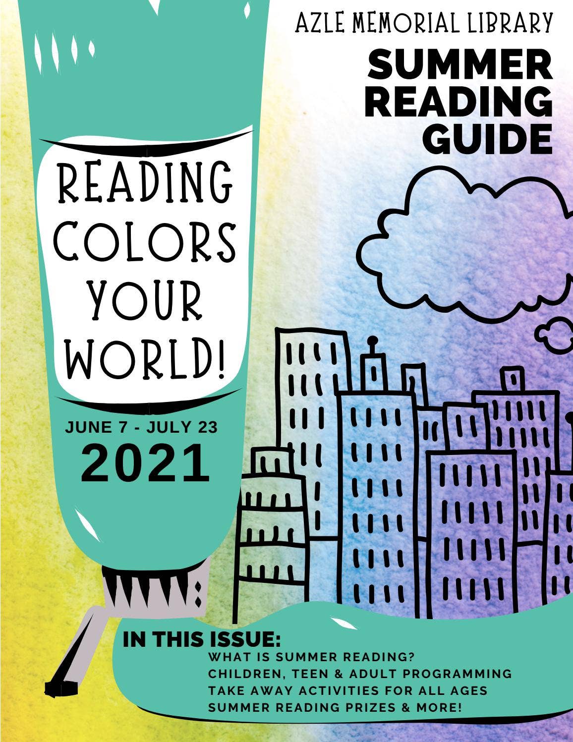 2021 Azle Memorial Library Summer Reading Guide by City of Azle Issuu