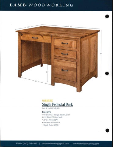 E & G Amish Furniture 家具目录 · L&N Woodworking 2021 QUICKSHIP - E&G Amish 家具 第 12 页
