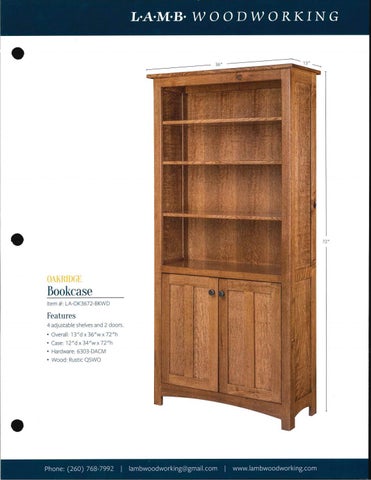 E & G Amish Furniture 家具目录 · L&N Woodworking 2021 QUICKSHIP - E&G Amish 家具 第 13 页