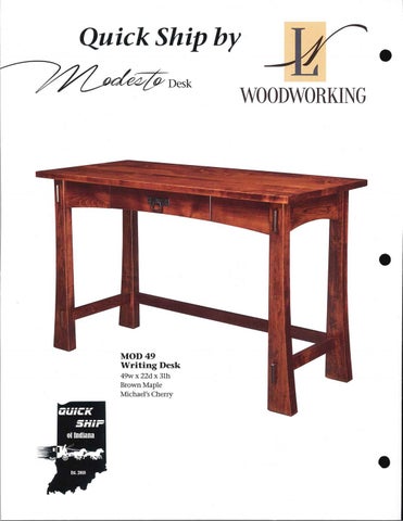 E & G Amish Furniture 家具目录 · L&N Woodworking 2021 QUICKSHIP - E&G Amish 家具 第 4 页