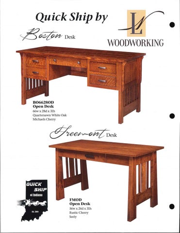E & G Amish Furniture 家具目录 · L&N Woodworking 2021 QUICKSHIP - E&G Amish 家具 第 6 页