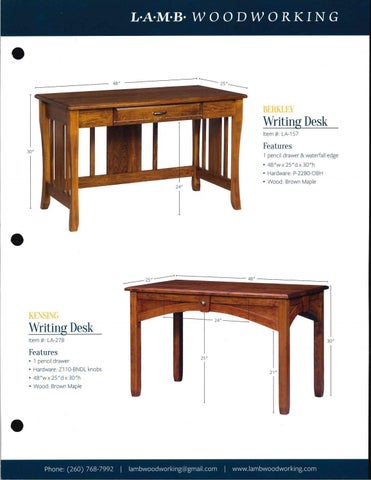 E & G Amish Furniture 家具目录 · L&N Woodworking 2021 QUICKSHIP - E&G Amish 家具 第 9 页