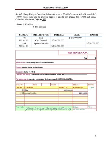 Dossier 德文 Gestion 德文 Costos 第 6 页