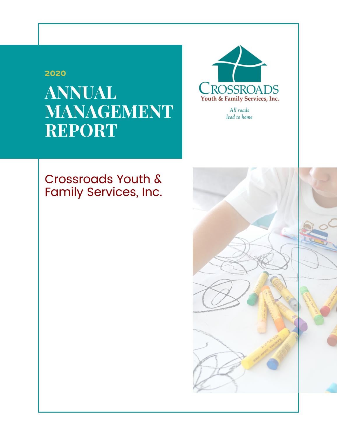 Crossroads Youth & Family Services Annual Report 2020 by CrossroadsYFS