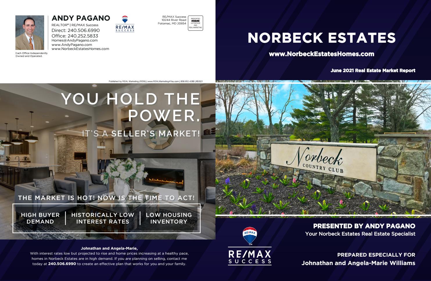Andy Pagano Norbeck Estates June 2021 by REAL Marketing Issuu