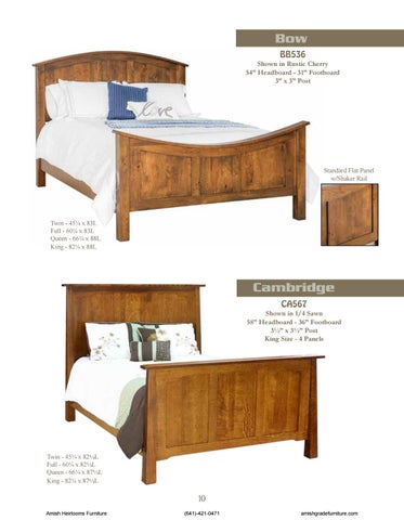 Amish Heirlooms Furniture Schrock's 家具目录 第 10 页