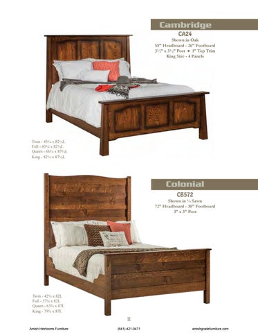 Amish Heirlooms Furniture Schrock's 家具目录 第 11 页