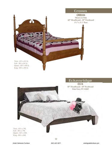 Amish Heirlooms Furniture Schrock's 家具目录 第 12 页