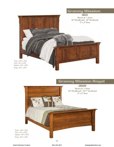 Amish Heirlooms Furniture Schrock's 家具目录 第 14 页