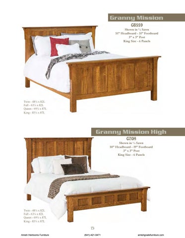 Amish Heirlooms Furniture Schrock's 家具目录 第 15 页