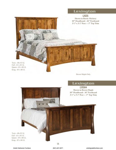 Amish Heirlooms Furniture Schrock's 家具目录 第 18 页