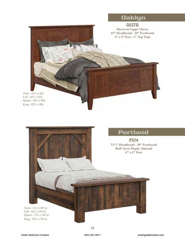 Amish Heirlooms Furniture Schrock's 家具目录 第 19 页