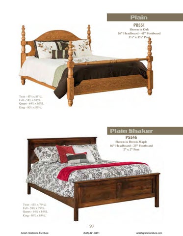 Amish Heirlooms Furniture Schrock's 家具目录 第 20 页