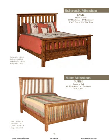 Amish Heirlooms Furniture Schrock's 家具目录 第 21 页