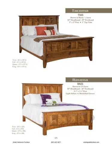 Amish Heirlooms Furniture Schrock's 家具目录 第 23 页
