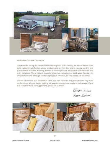 Amish Heirlooms Furniture Schrock's 家具目录 第 2 页
