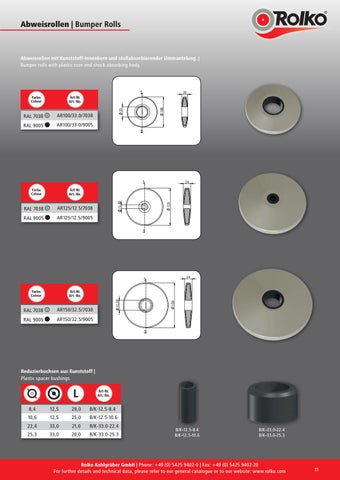 Rolko Kohlgrüber GmbH Reha-Gesamtkatalog: 9. Bettenzubehör / Rehab 总目录 : 9. Care 床 配件 第 11 页