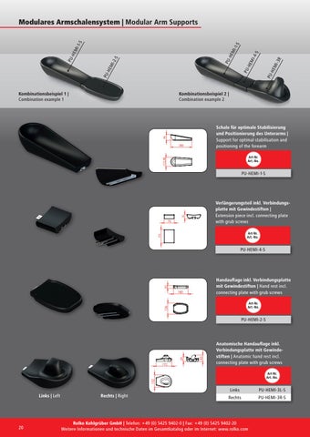 Rolko Kohlgrüber GmbH Reha-Gesamtkatalog: 9. Bettenzubehör / Rehab 总目录 : 9. Care 床 配件 第 20 页